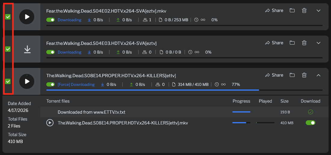 select torrent
