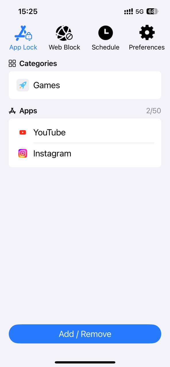 lock apps