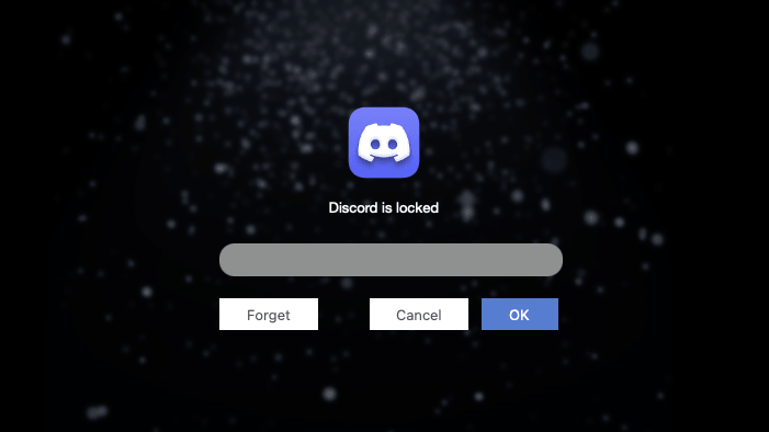 a message saying that Discord is blocked
