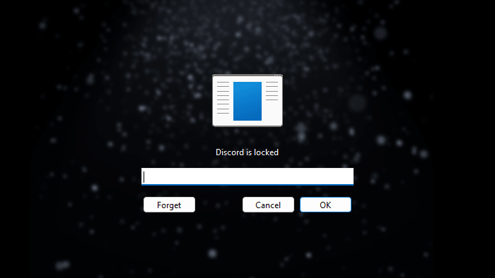a message saying that Discord is blocked