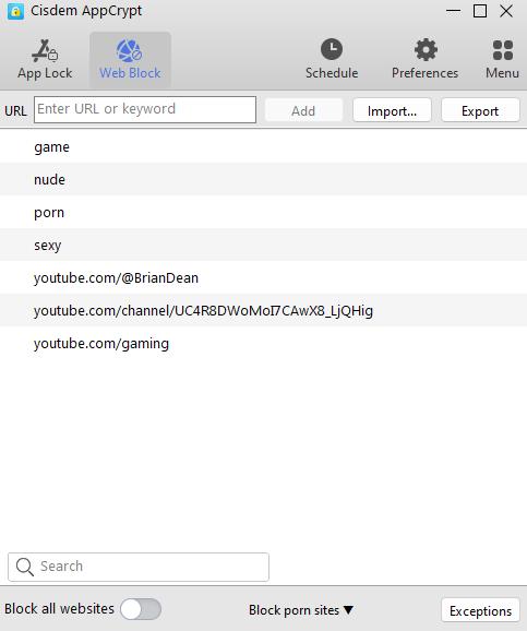 add keywords