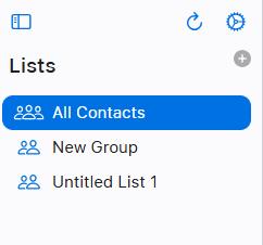 click all contacts