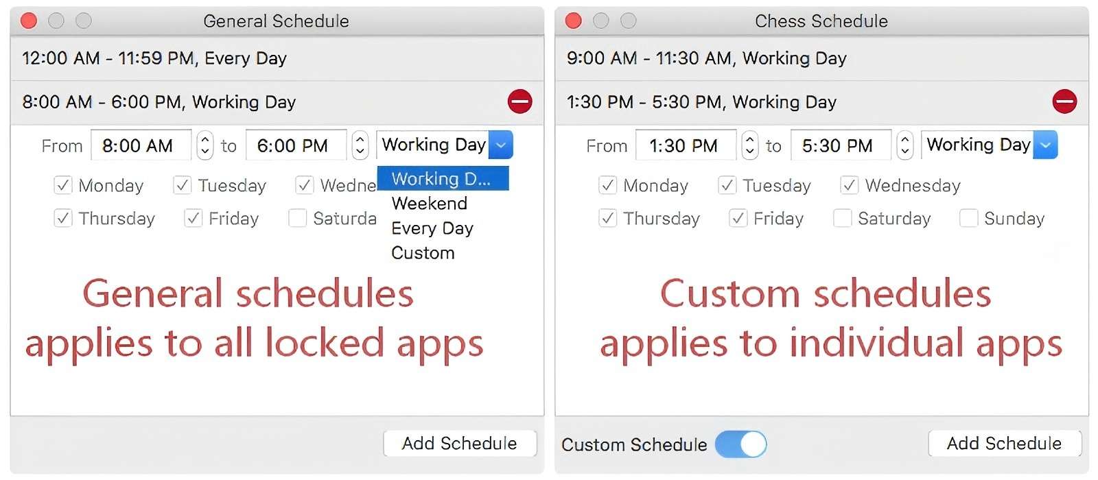 appcrypt schedule