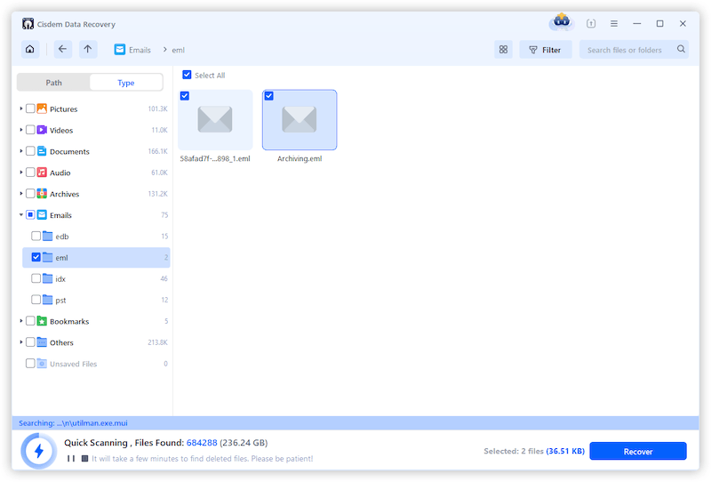 recover yahoo emails cisdem 03