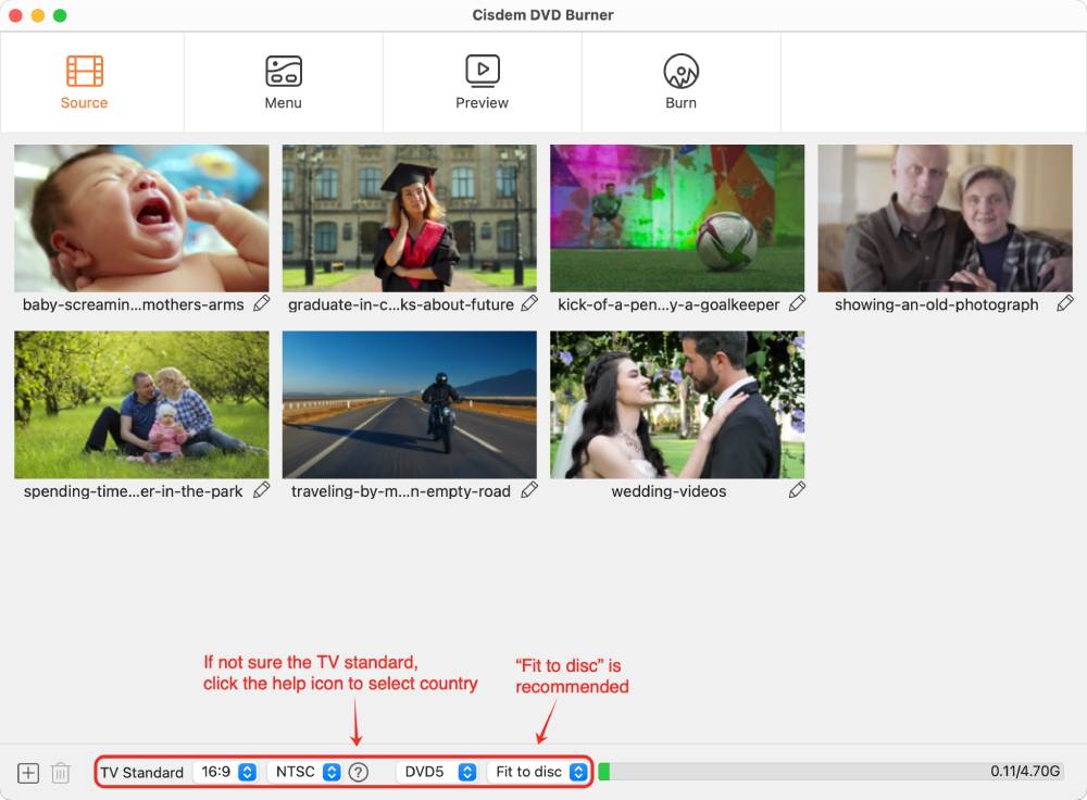 add videos 