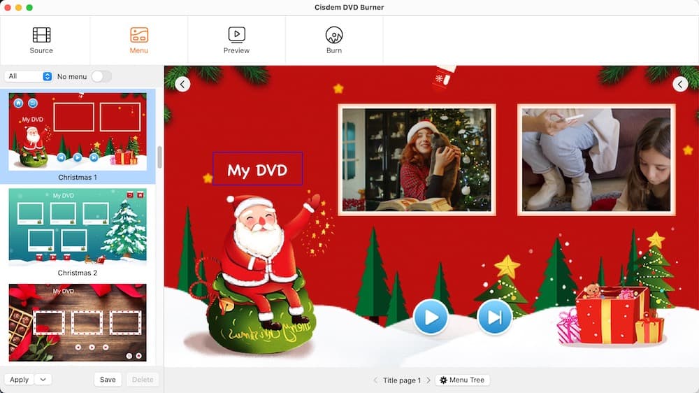 burn iMovie christmas videos 03