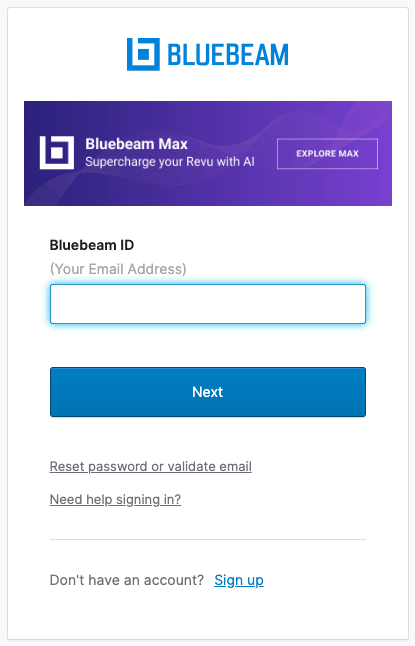 recover bluebeam web01