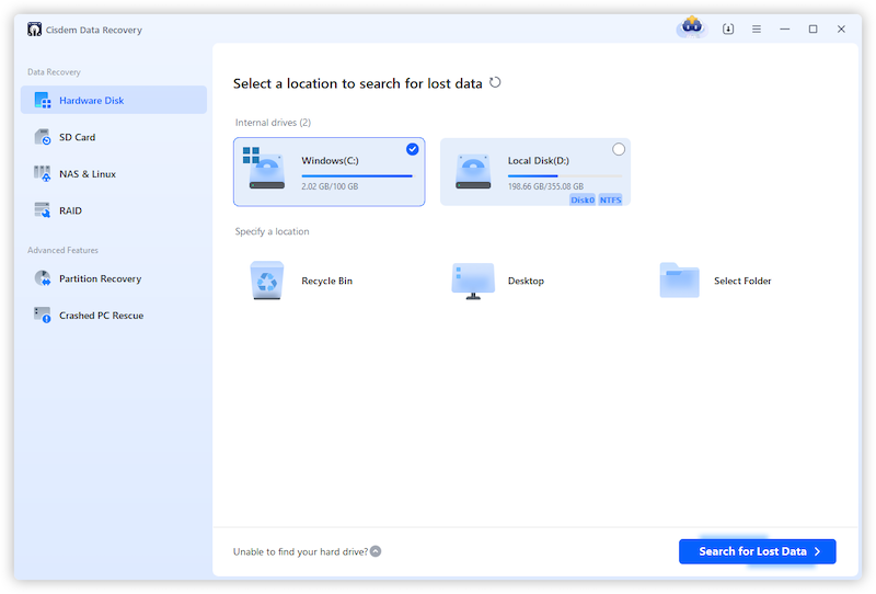 auto detect