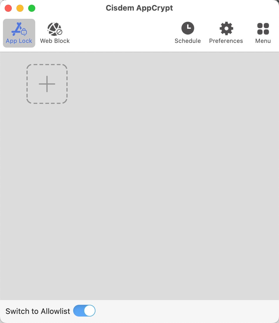 app allow list mode